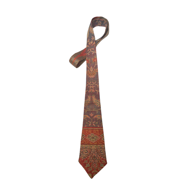 Handwoven Tie in Cashmere & Silk - 'Raj Paisley'