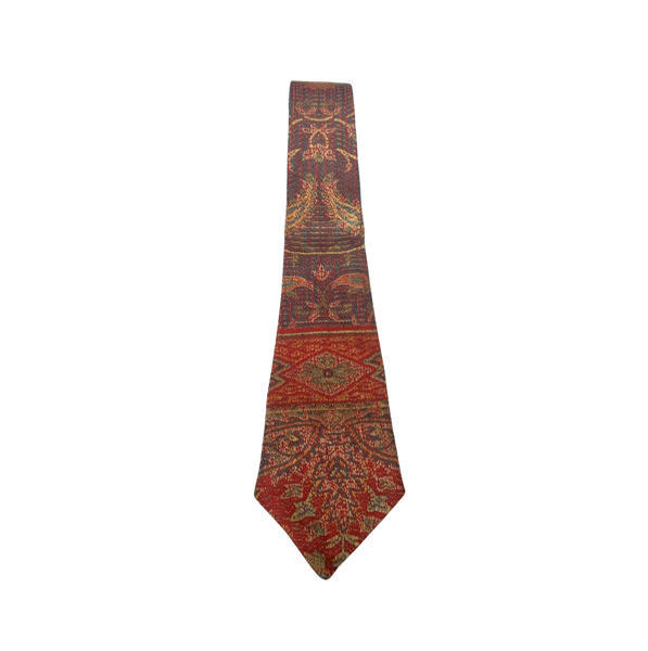 Handwoven Tie in Cashmere & Silk - 'Raj Paisley'