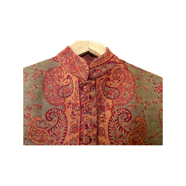 camel-merino-green-red-paisley-longline-jacket-nehru-collar