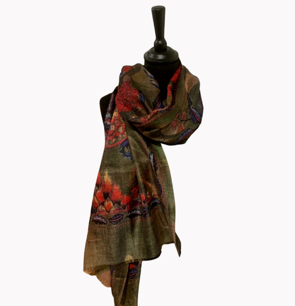 Pure vicuna-pashmina-forbidden-fruit-handwoven