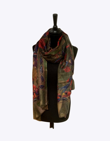 Pure vicuna-pashmina-forbidden-fruit-handwoven